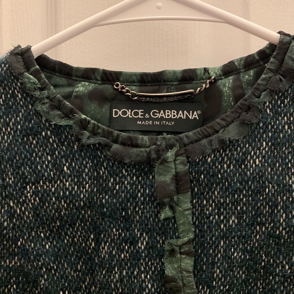 Dolce&Gabbana wool blended blazer malachite - Picture 3 of 8
